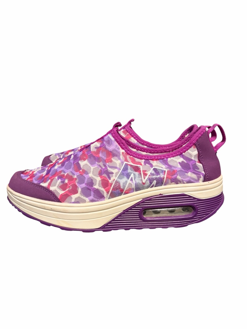 Women's Mesh Breathable Athletic Heel Lace Up Casual Sneakers Occupational Shoes